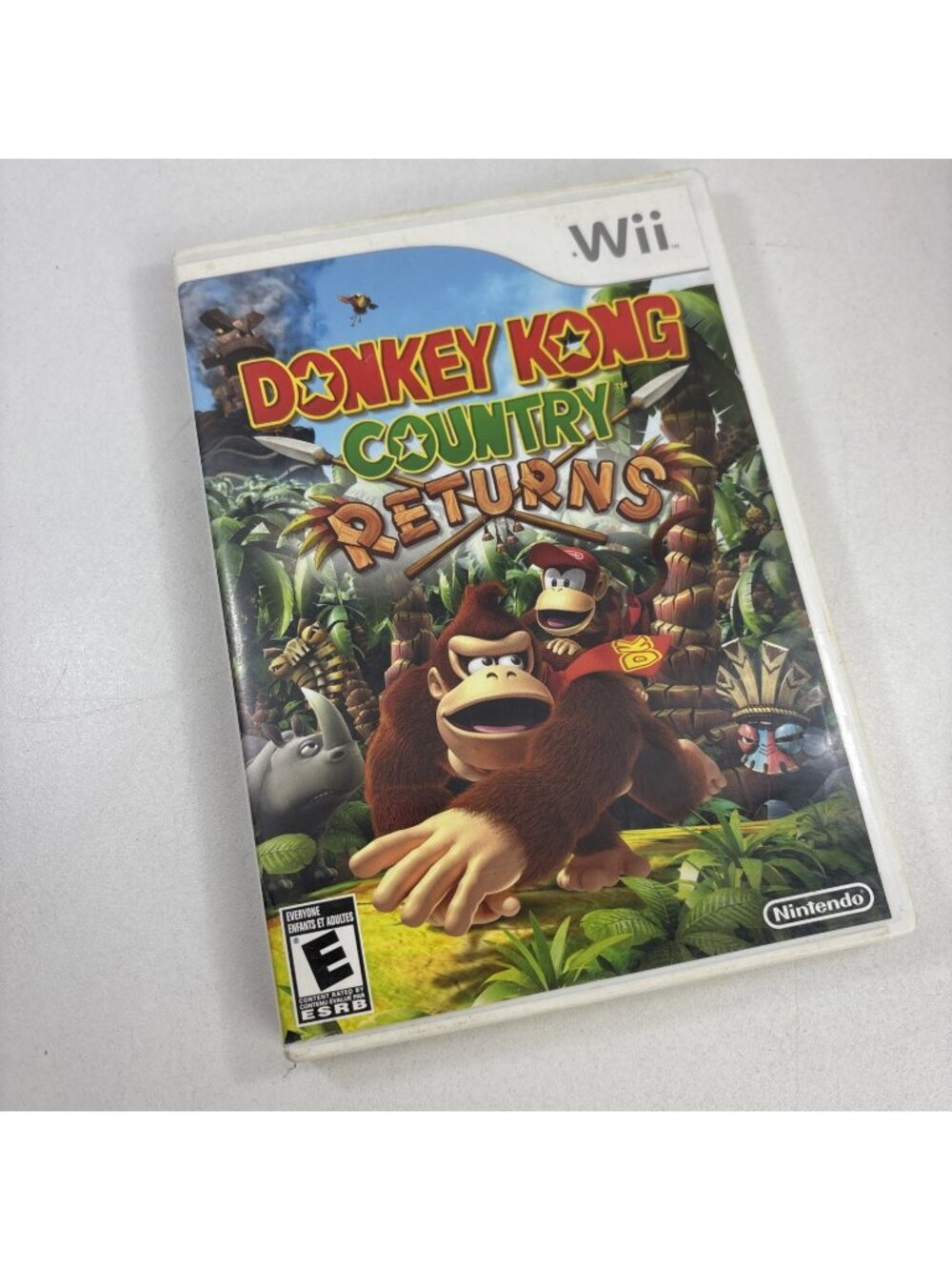 Donkey Kong Country Returns (Nintendo Wii, 2010) Game Complete In Box